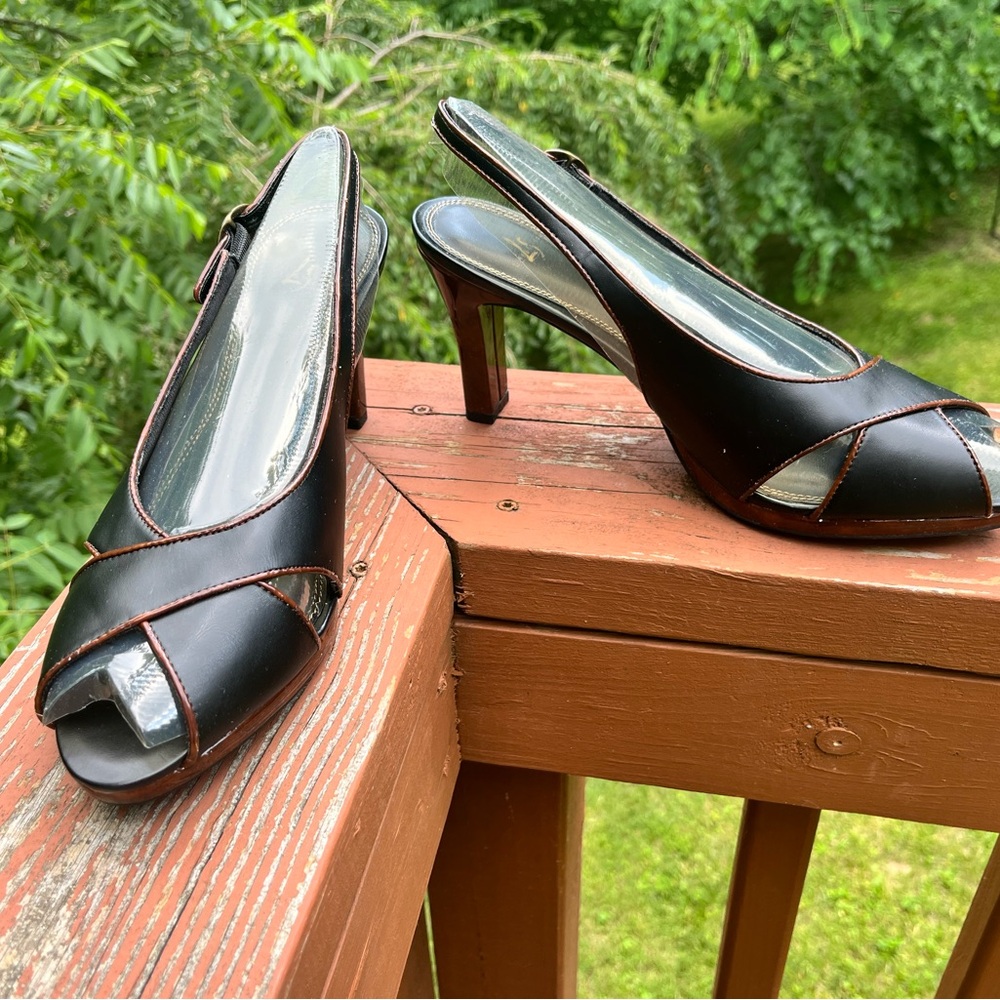 LifeStride Celeste Women’s Pumps in Black/Caramel Size 10W